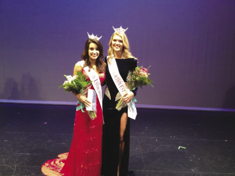 Photo contributed by Reina Almon

EWU students Reina Almon and Kailee Dunn were crowned Miss Evergreen and Miss Northwest, respectively, April 7 at a pageant that was the official preliminaries to move onto becoming Miss Washington. The pageant is a part of the Miss America Organization.
