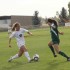 Alexis Stephenson going for the goal.