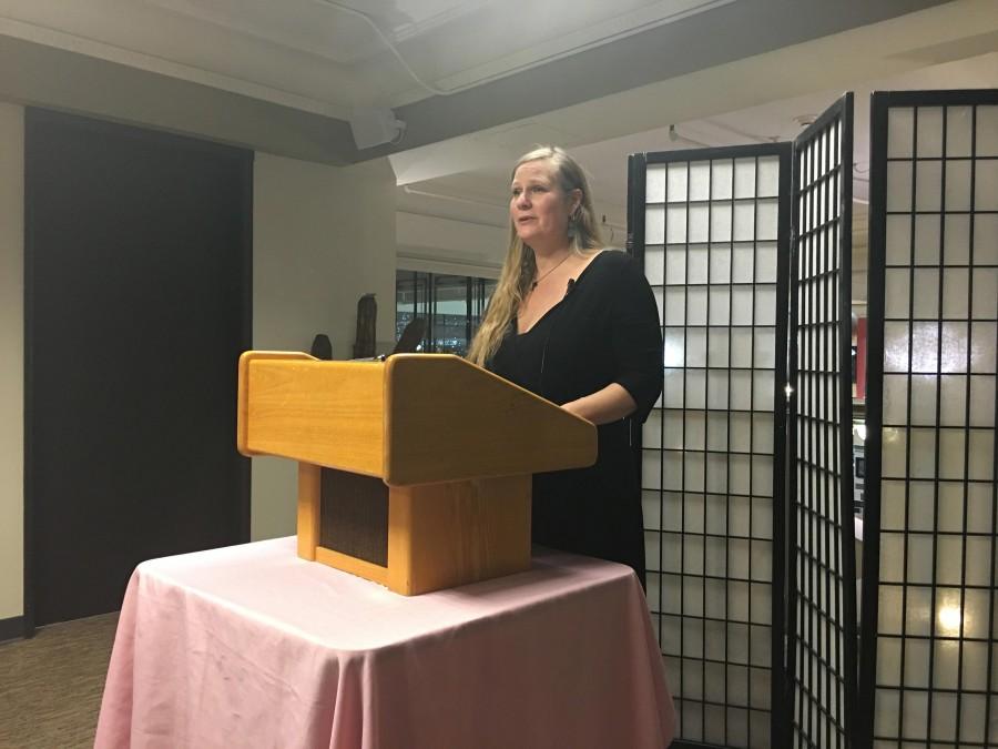 Visiting author brings crowd to tears at Aunties
