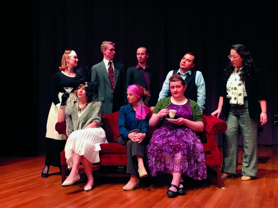 The EWU Opera Departments first Pastiche of the year, Murder Mystery Night. The Opera Department is working on completing three productions this school year | Photo courtesy of EWU Opera Department