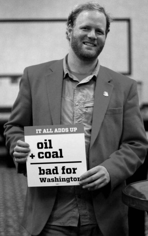 Jace Bylenga has been hired as EWUs Activist in Residence. Before working for EWU, Bylenga worked to stop the use of oil trains in the state of Washington | Photo courtesy of Sherri Urann