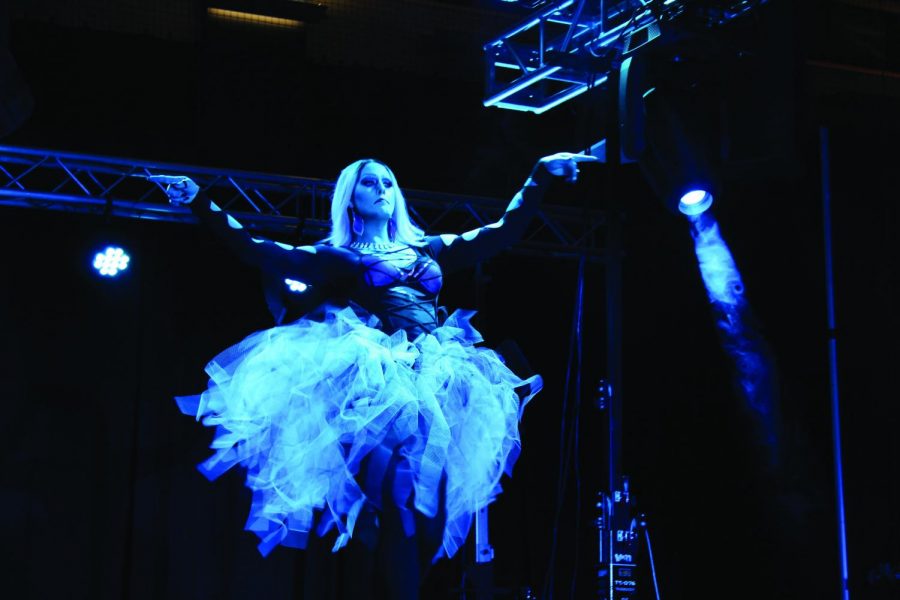 Belle du Soleil made her fourth appearance at the EWU Annual Drag Show | Mckenzie Ford for The Easterner 
