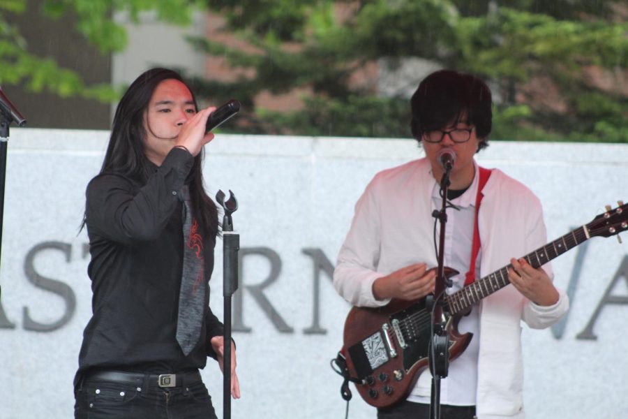 The Slants are the first and only all-Asain American dance rock band in the world. The Slants went through a legal battle for eight ears that climbed up to the Supreme Court over patenting their band name | Photos by Mckenzie Ford for The Easterner