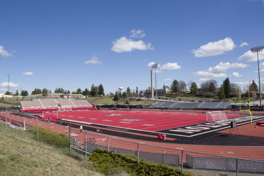 Woodward Field was originally constructed in 1967 for $1.5 million and was renamed Roos Field in 2010 after former Eagle lineman Michael Roos. Roos funded half of the 2010 project to bring in the iconic red turf that makes EWUs football venue different than every other in the nation.