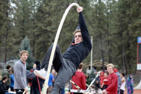 Senior Larry Still has battled through adversity to become EWUs top pole vaulter. At the 47 Pueller Invitational he set the school record vault of 17-feet-6.5-inches.