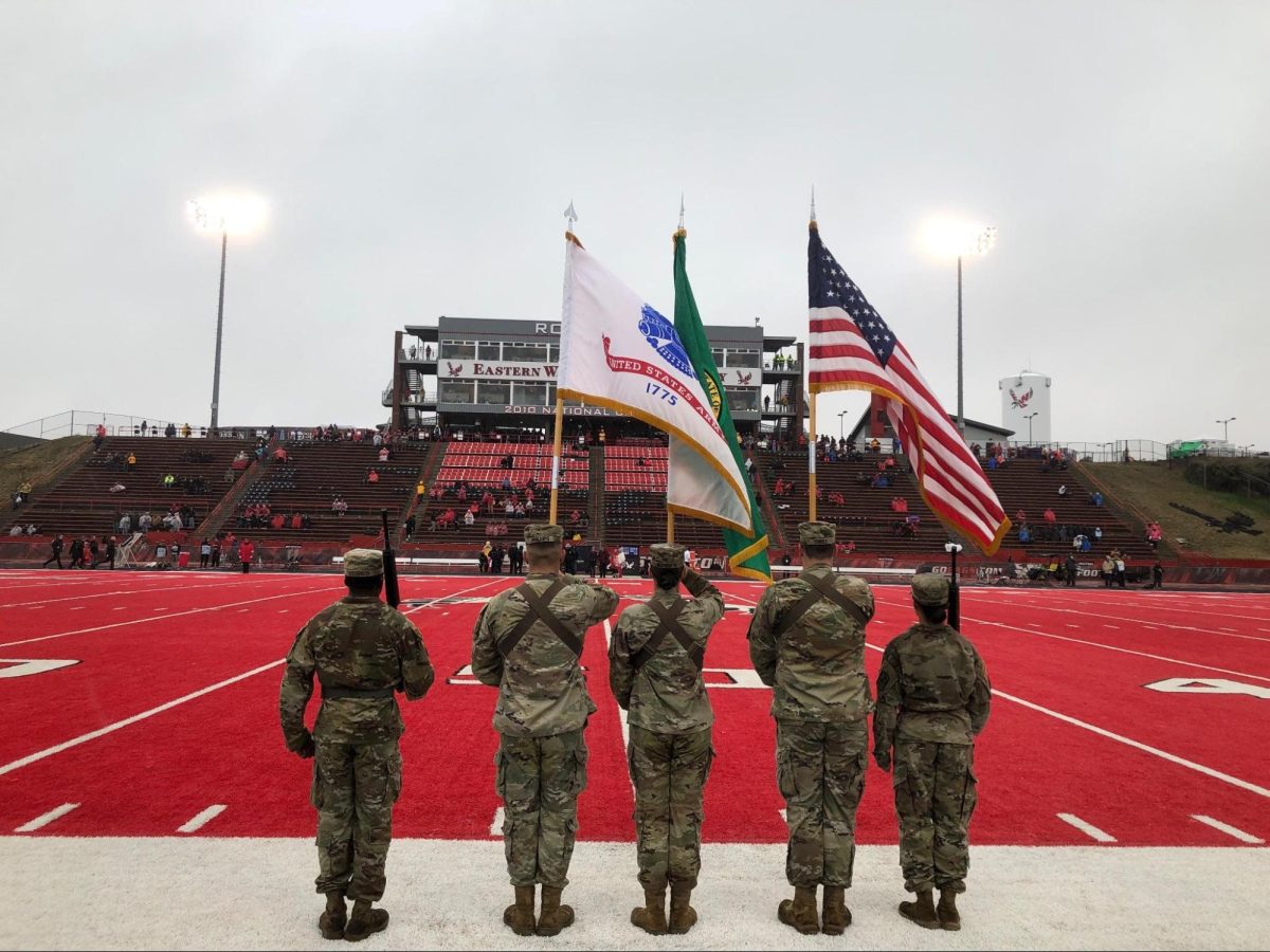 Eagles route Cal Poly in a 13-48 blowout victory on military appreciation