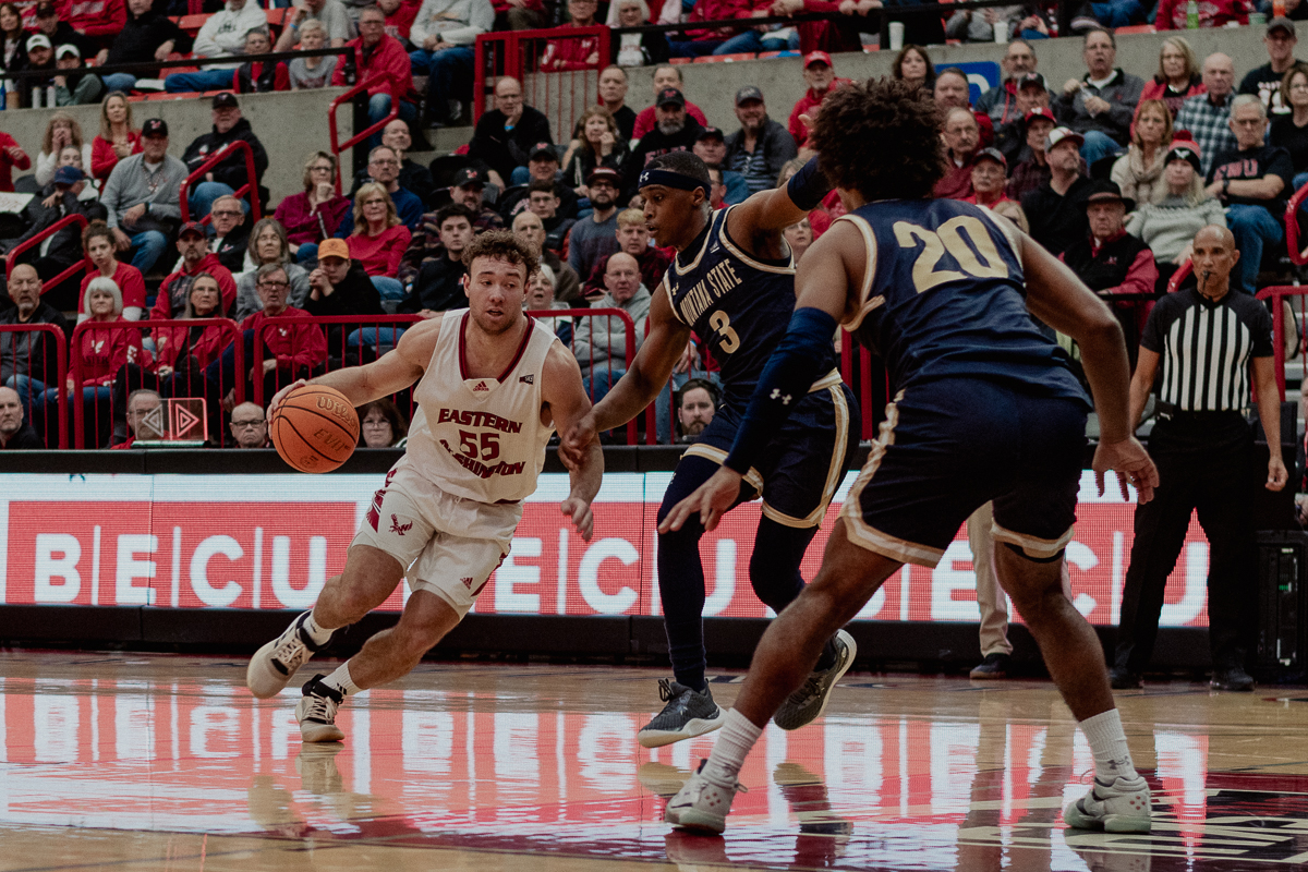 Senior guard Ellis Magnuson is the EWU record holder in career games played and is third in school history in career assists.