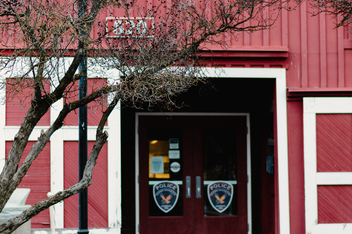 The EWU Police headquarters resides in the Red Barn building.